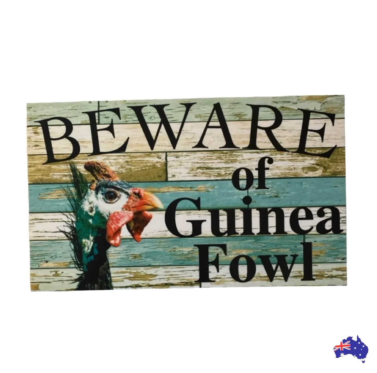Beware Of Guinea Fowl Sign - The Renmy Store Homewares & Gifts