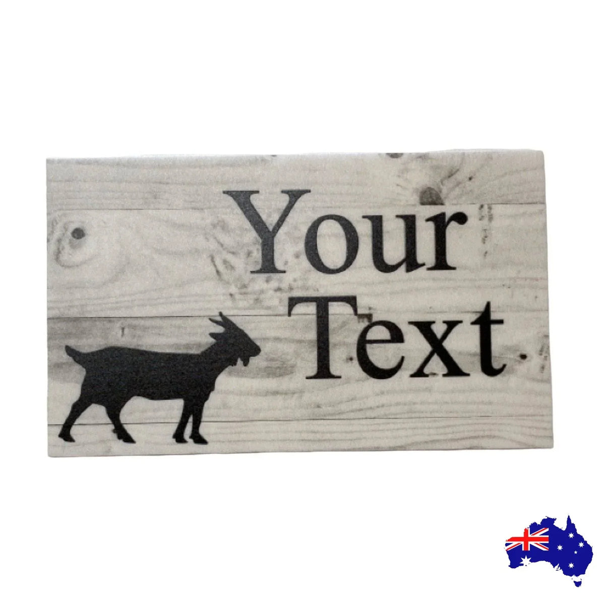 Goat Custom Persoanlised Country Farm Sign - The Renmy Store Homewares & Gifts