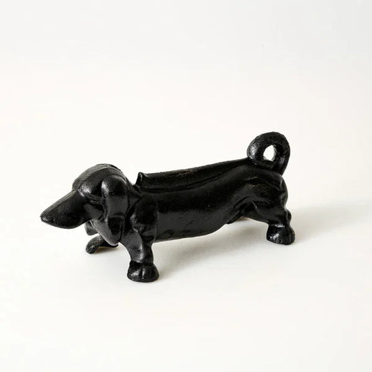 Shoe Scraper Dachshund Dog Cast Iron 23cm