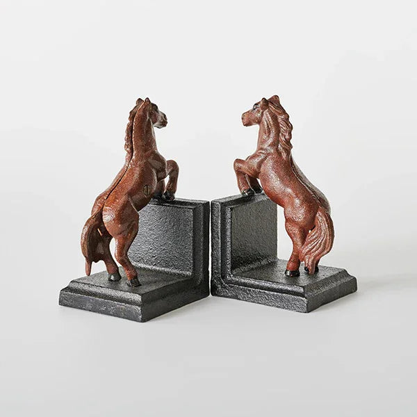 Book Ends Bookend Horse Country Cast Iron
