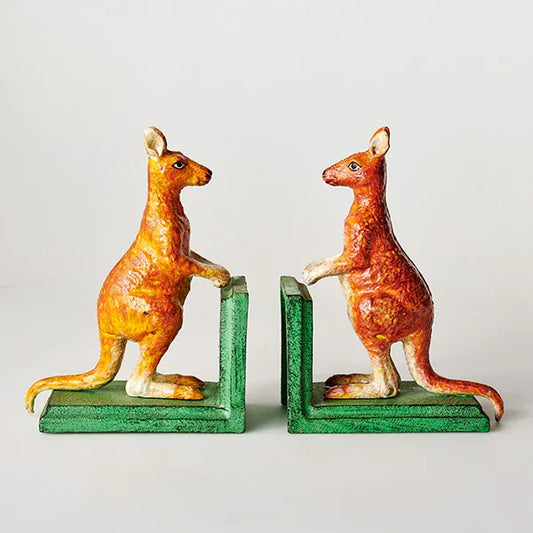 Bookends Bookend Kangaroo Cast Iron
