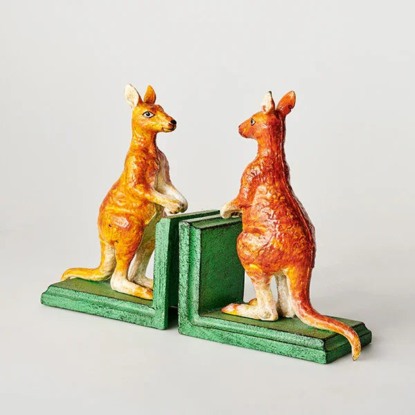 Bookends Bookend Kangaroo Cast Iron
