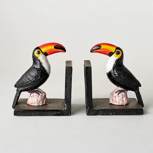 Bookends Bookend Toucan Cast Iron