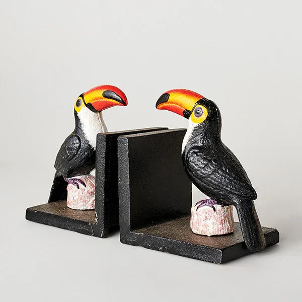 Bookends Bookend Toucan Cast Iron