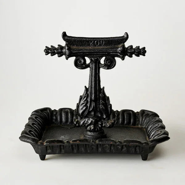 Boot Scraper Tall Victorian Cast Iron - Vintage Antique Style