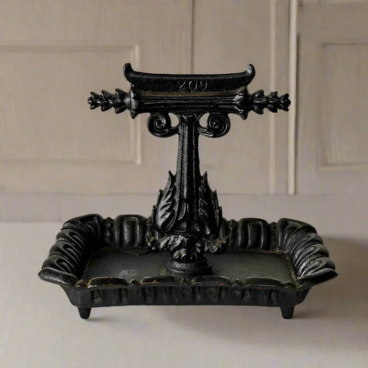 Boot Scraper Tall Victorian Cast Iron - Vintage Antique Style