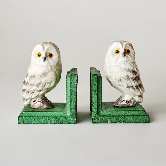 Book Ends Bookend Owl Cast Iron
