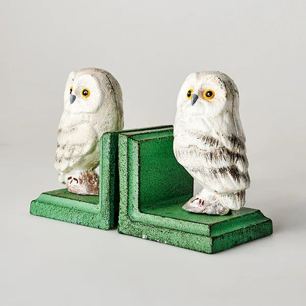 Book Ends Bookend Owl Cast Iron