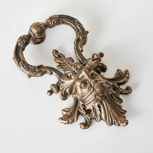 Door Knocker Green Man Nature Rustic Cast Iron