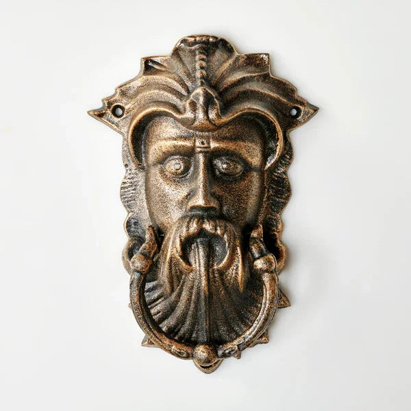 Door Knocker Nautical Man Rustic Cast Iron