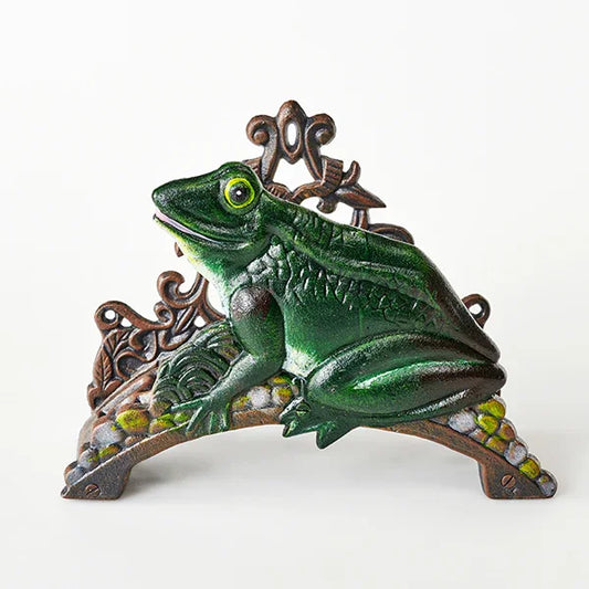 Hose Wall Holder Cast Iron Frog