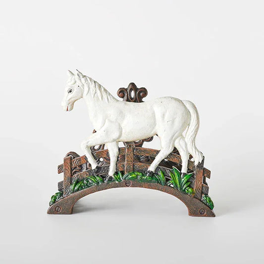 Horse Hose Wall Holder Cast Iron