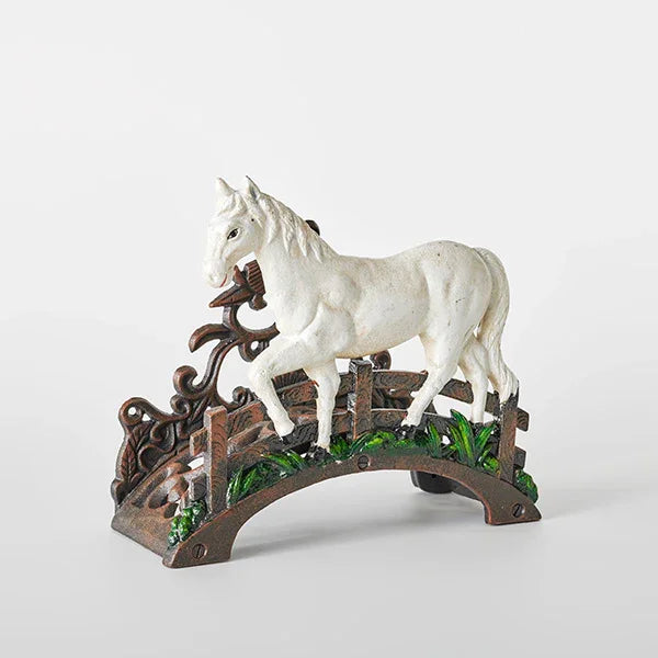 Horse Hose Wall Holder Cast Iron