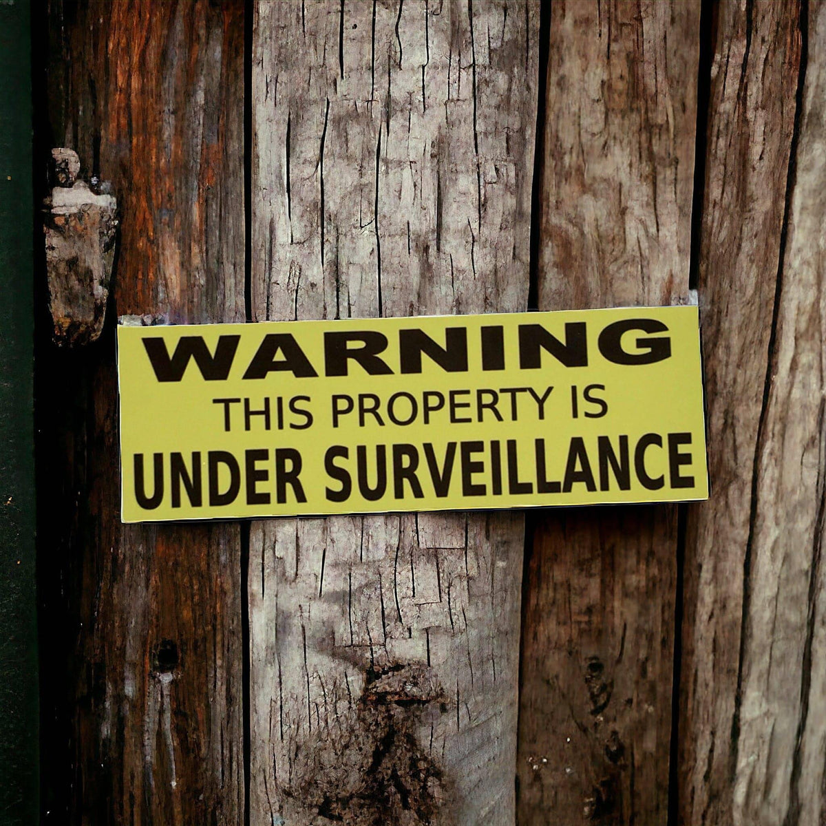 Warning Property Under Surveillance Sign - The Renmy Store Homewares & Gifts