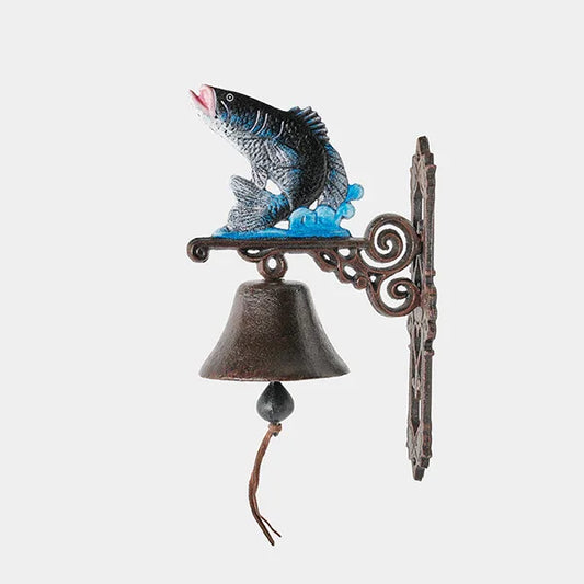 Doorbell Trout Fish Boat House Nautical Cast Iron