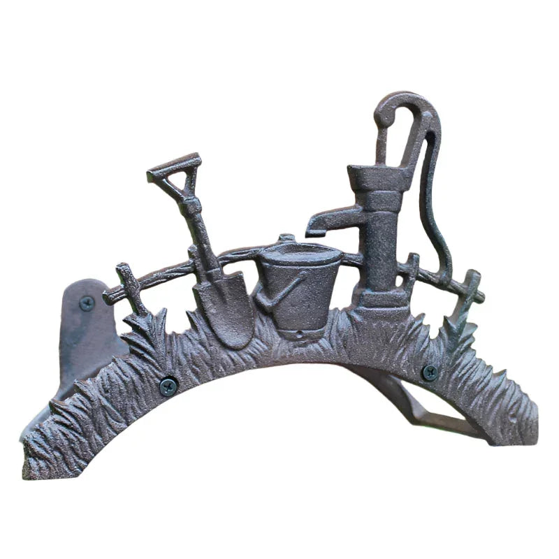 Hose Wall Holder Cast Iron Vintage Garden - The Renmy Store Homewares & Gifts