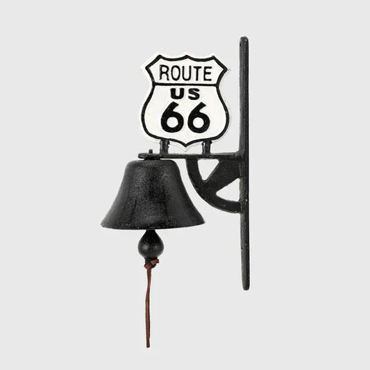 Doorbell Route 66 Vintage Rustic Cast Iron