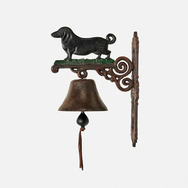 Doorbell Dachshund Dog Cast Iron