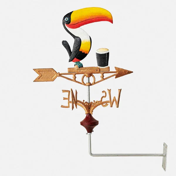 Wind Vane Guinness Bird Weather Rustic Bar Cast Iron