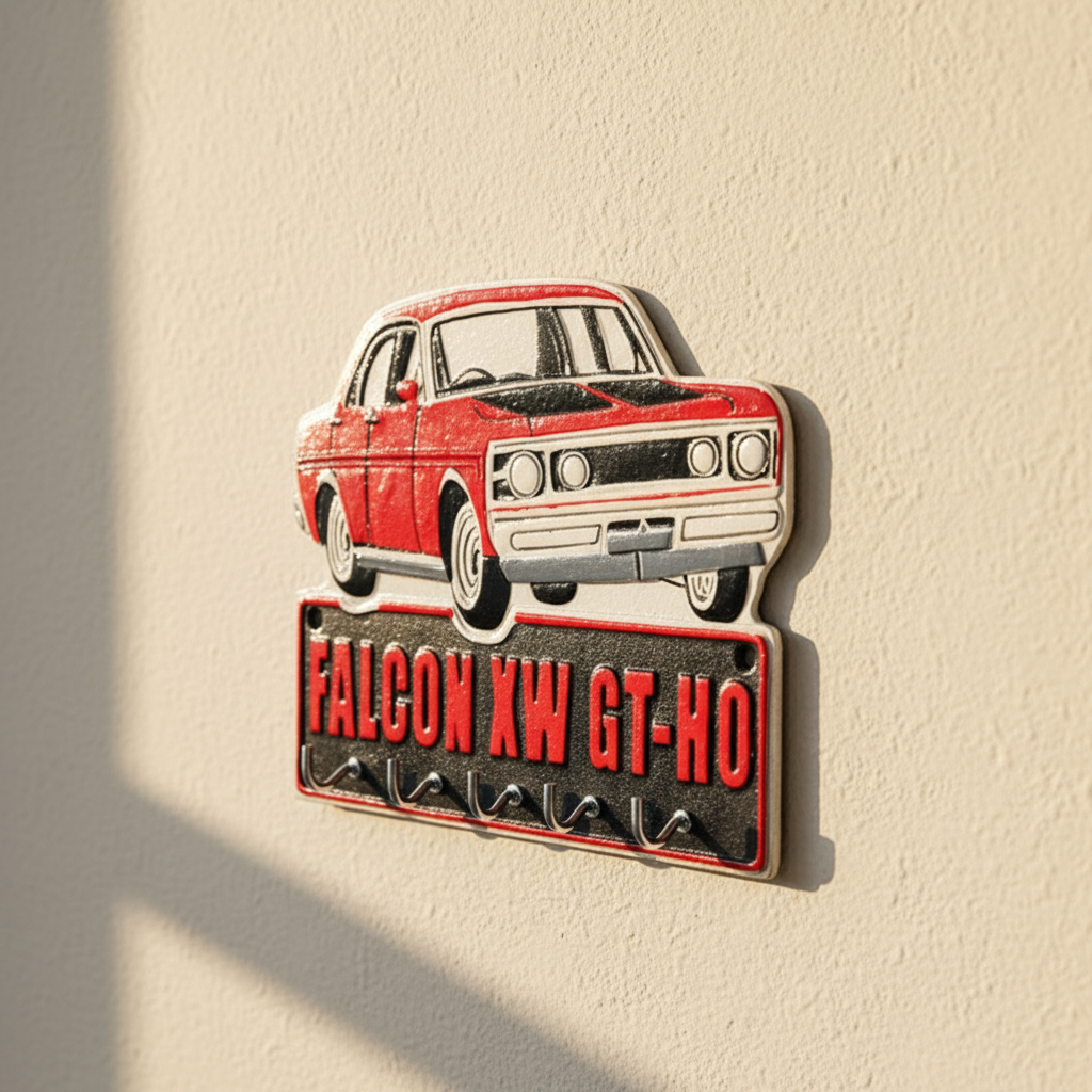 Ford Hook Key Rack Falcon XW GTO Vintage