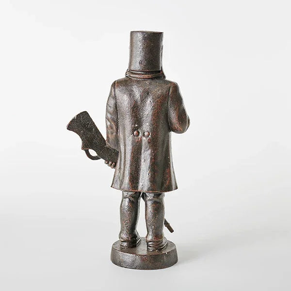 Ned Kelly Ornament Statue Rustic Cast Iron