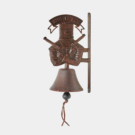 Doorbell Ned Kelly Aussie Rustic Cast Iron