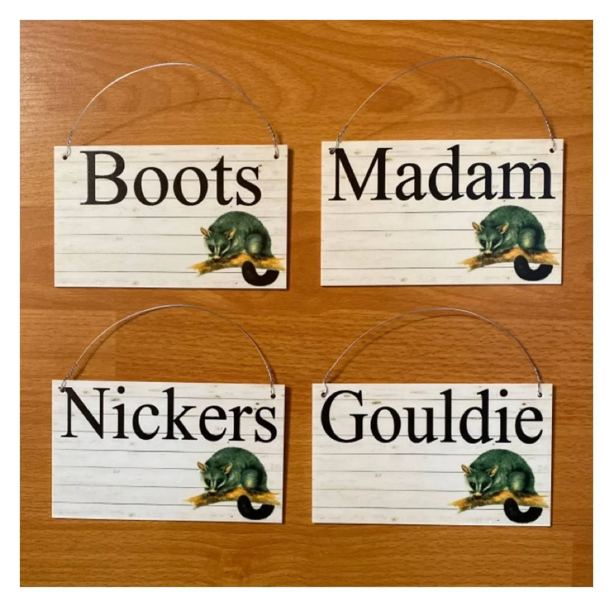 Possum Custom Personalised Sign - The Renmy Store Homewares & Gifts