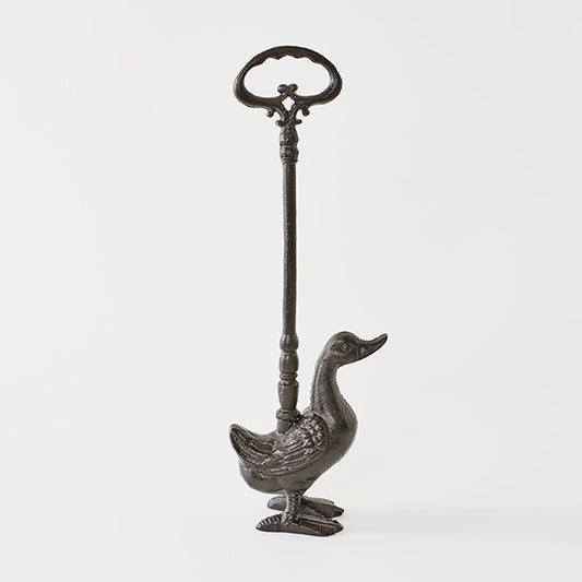 Duck Doorstop with Handle | Vintage Cast Iron Door Stop Farmhouse Country Decor
