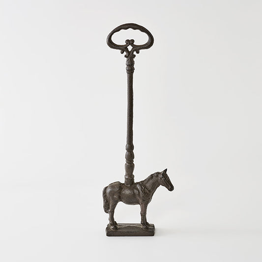 Horse Doorstop with Handle | Vintage Cast Iron Door Stop Farmhouse Country Decor