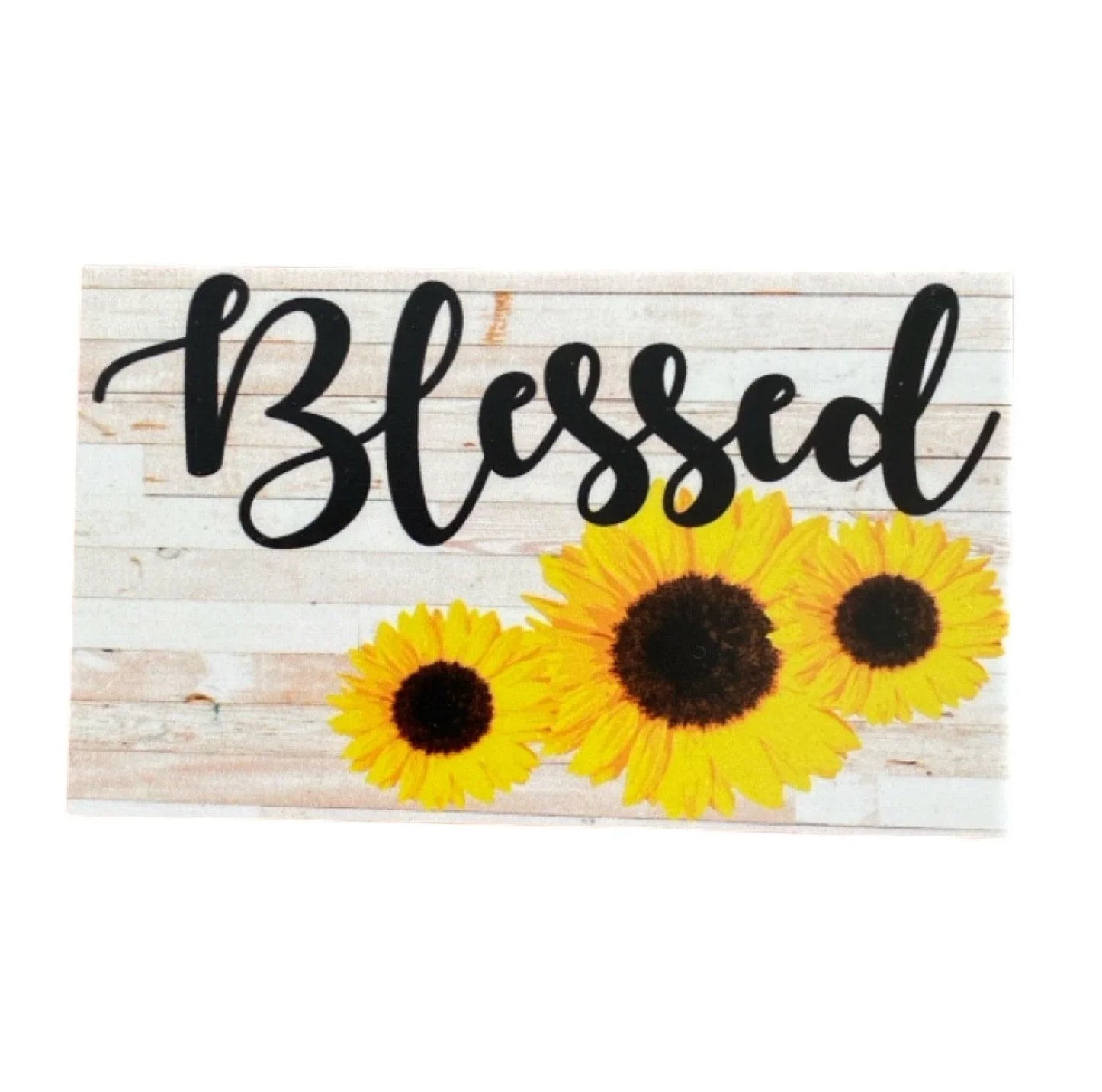 Blessed Sunflower Country Sign - The Renmy Store Homewares & Gifts