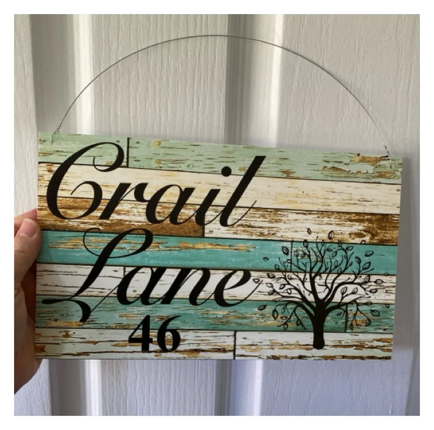 Tree of Life Custom Personalised Blue Sign | Acrylic Aussie Made