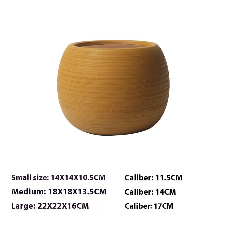 Planter Pot Garden Natural Earth Ceramic
