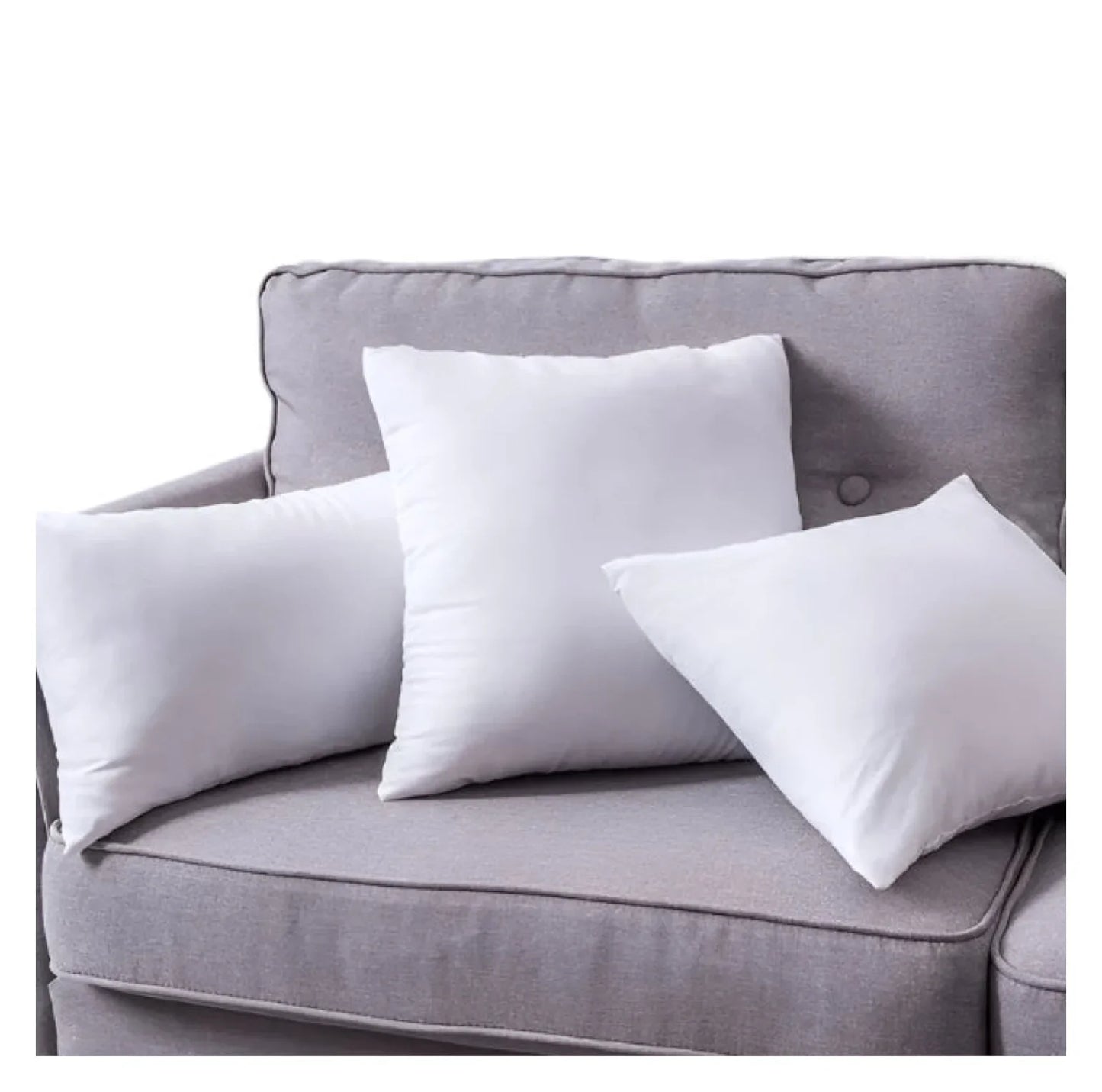 Cushion Insert White 30cm 40cm 45cm 55cm 60cm 80cm - The Renmy Store Homewares & Gifts