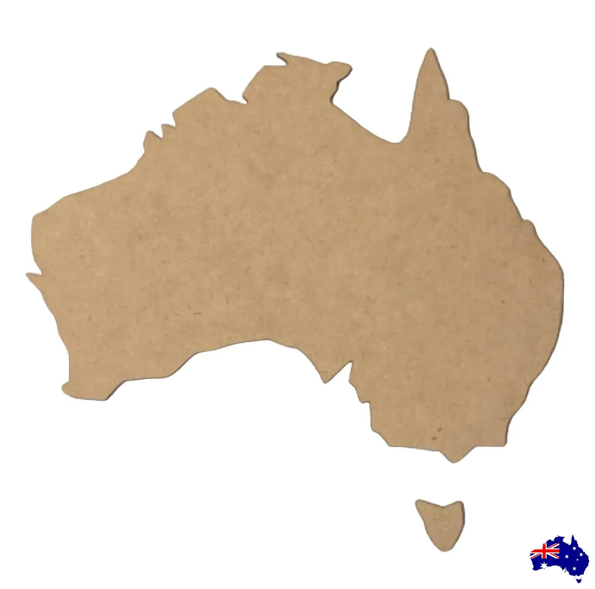 Australia Map Wooden MDF Acrylic Metal Steel Laser Cut Shape - The Renmy Store Homewares & Gifts