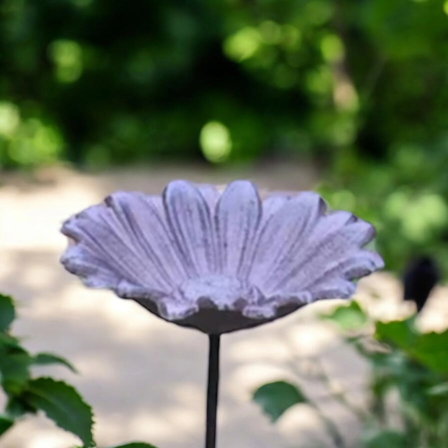 Bird Feeder Water Flower Sun Cast Iron Garden Stake - The Renmy Store Homewares & Gifts