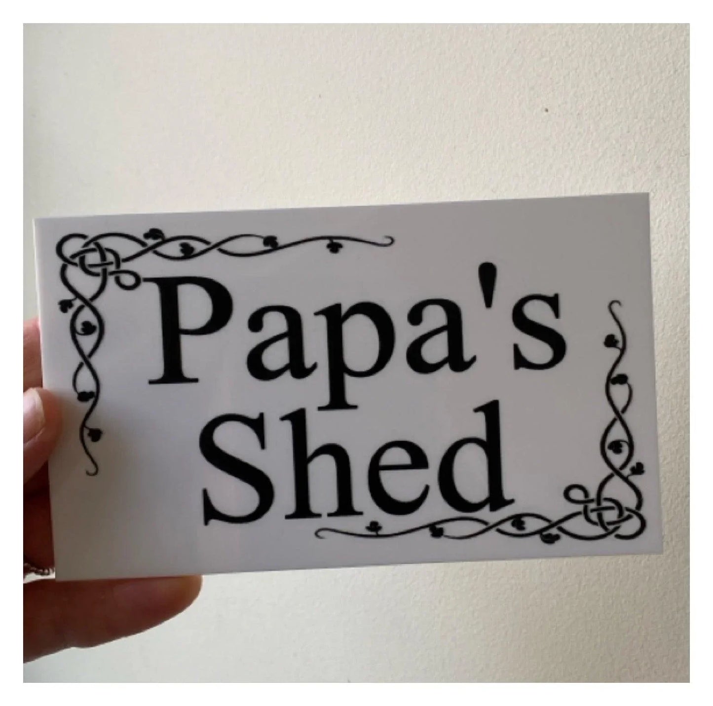 Ivy Scroll Custom Personalised Sign - The Renmy Store Homewares & Gifts
