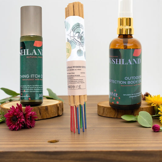 Natural Bug Repellent Pack of 3 Wild Sandalwood Australian Handmade