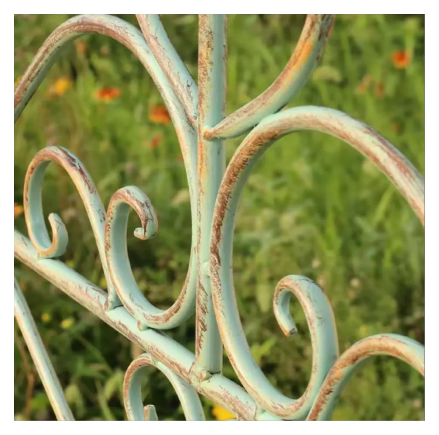 Trellises Garden Decor Rustic Fence Cast Iron