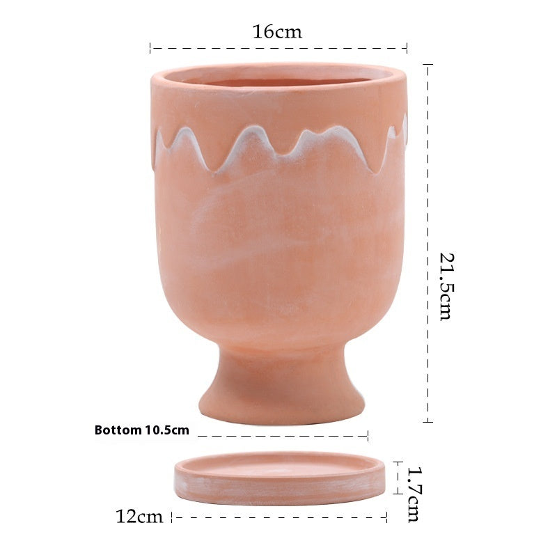 Planter Pot Garden Terracotta Pottery Clay Range