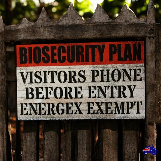 Biosecurity Plan Farm Property Sign - The Renmy Store Homewares & Gifts