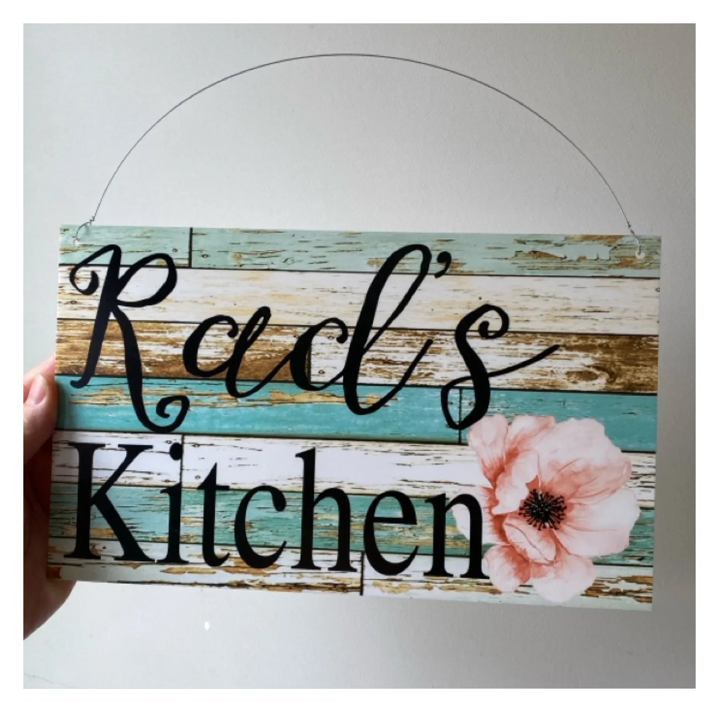 Kitchen Vintage Custom Personalised Sign - The Renmy Store Homewares & Gifts