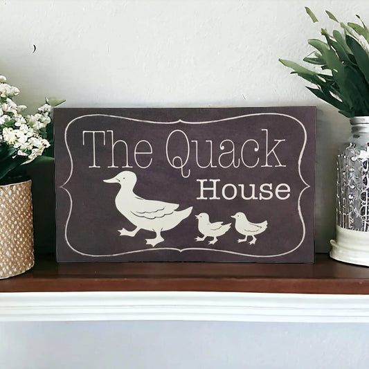 The Quack House Duck Sign - The Renmy Store Homewares & Gifts
