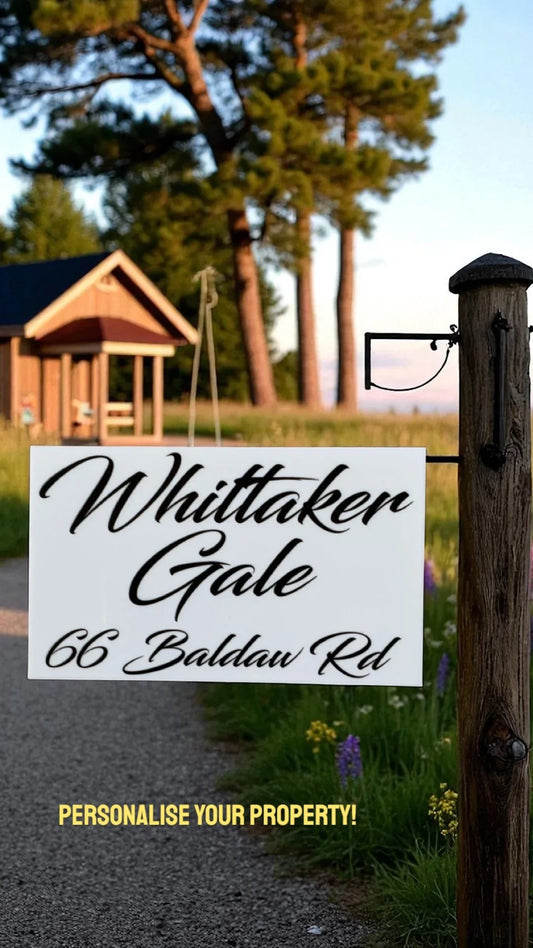 Address Number Classic Personalised Custom Sign