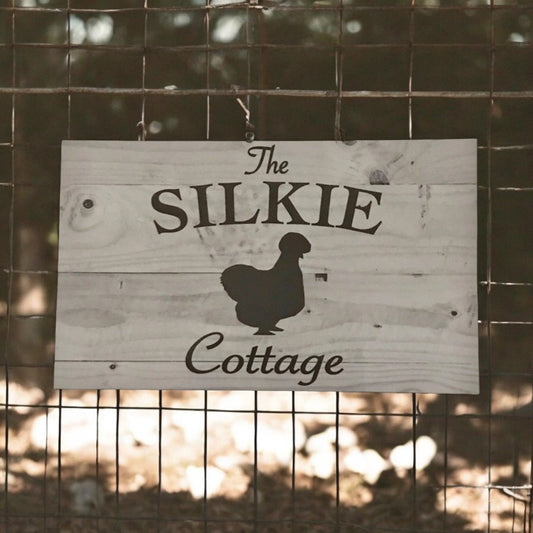 Silkie Chicken Cottage Sign - The Renmy Store Homewares & Gifts