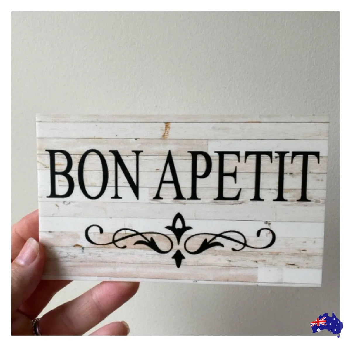 Custom Personalised White Wash Scroll Sign - The Renmy Store Homewares & Gifts