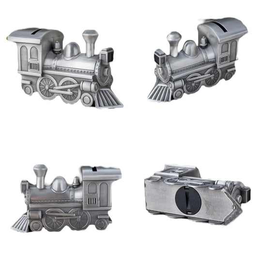 Train Money Box Piggy Bank Savings Ornament - The Renmy Store Homewares & Gifts