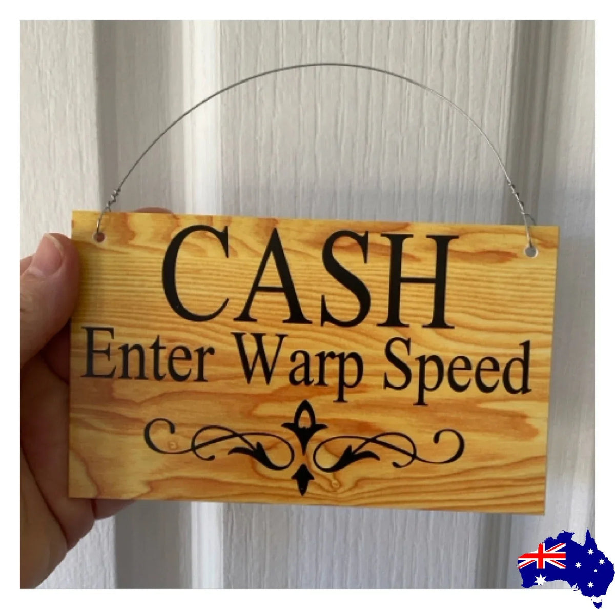 Timber Style Your Text Custom Wording Sign - The Renmy Store Homewares & Gifts