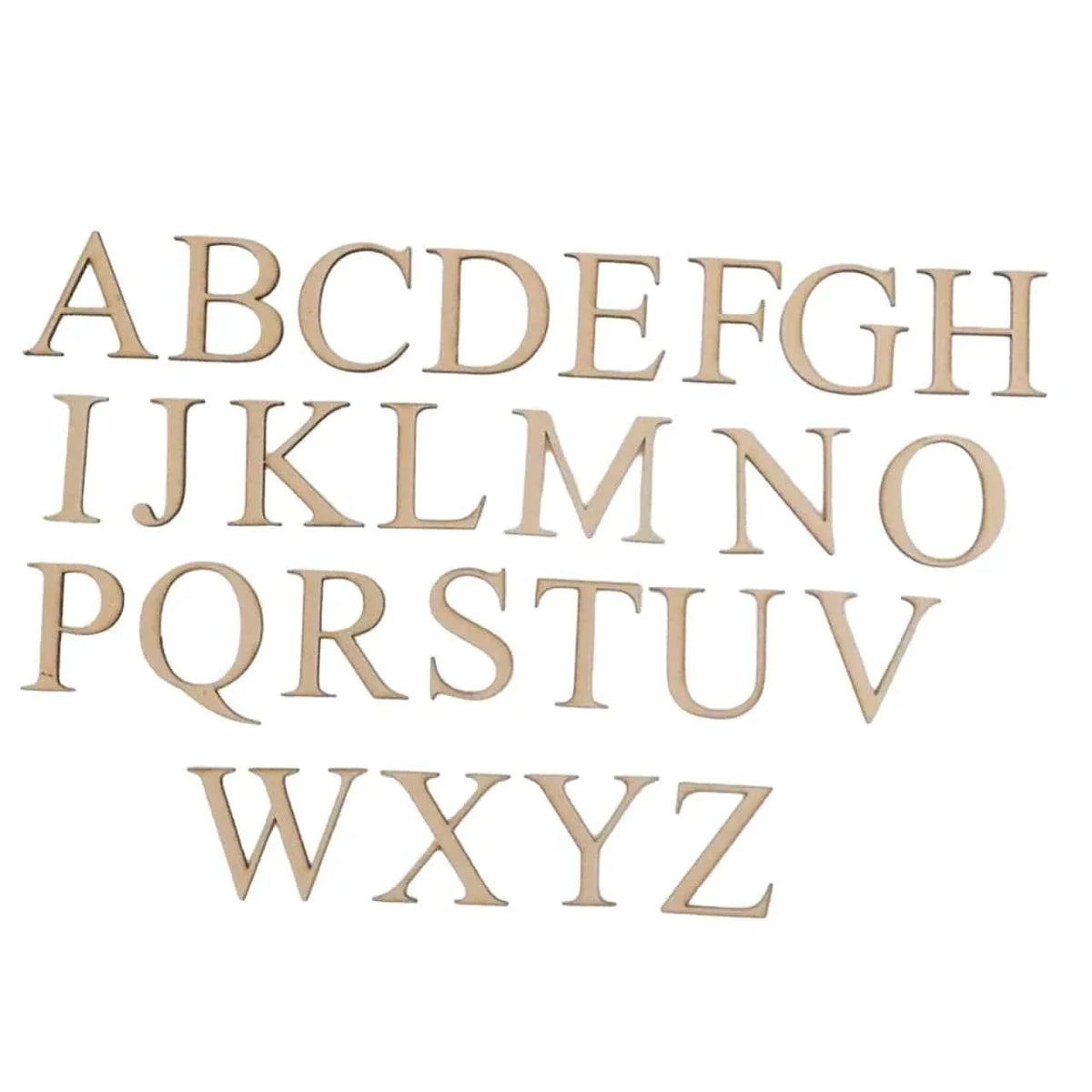 Letter Alphabet x 10 Letters MDF Laser Cut Personalised Custom - The Renmy Store Homewares & Gifts