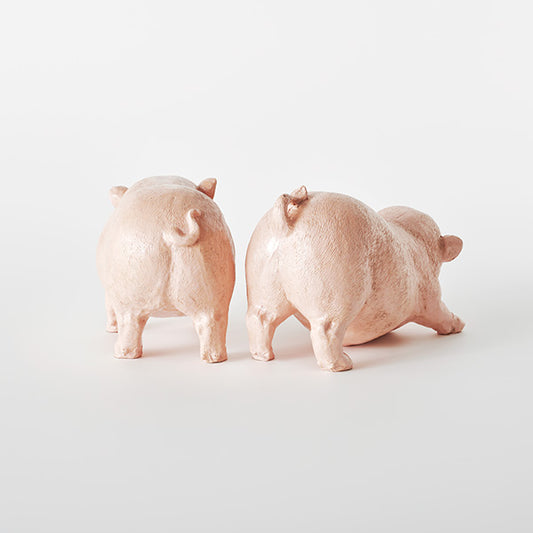 Pig Pair Ornament Farmhouse Country
