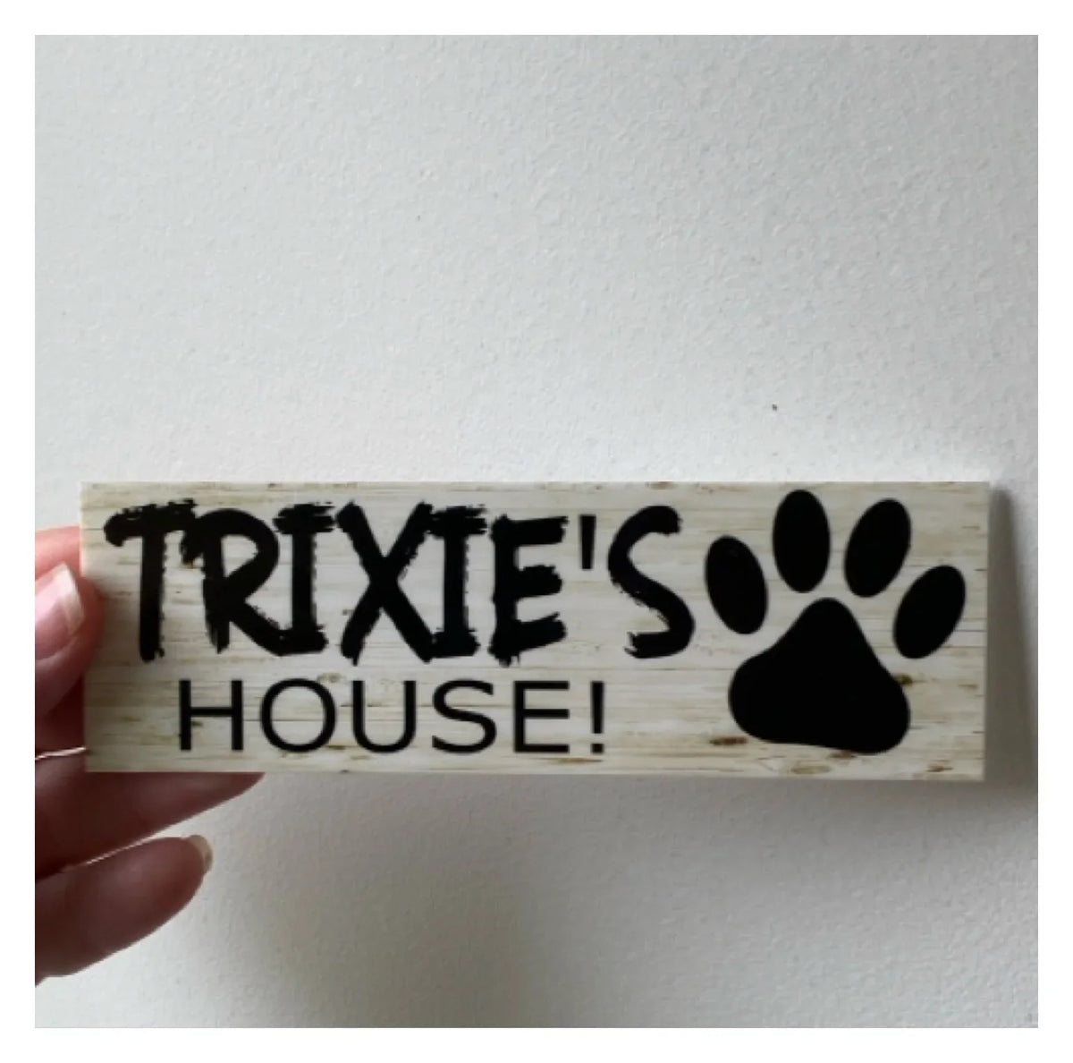Dog Kennel House Custom Personalised Pets Name Sign - The Renmy Store Homewares & Gifts
